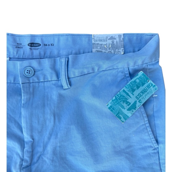 New with Tags Men’s Old Navy Slim Fit 36x32 Khaki Pants - Picture 3 of 3